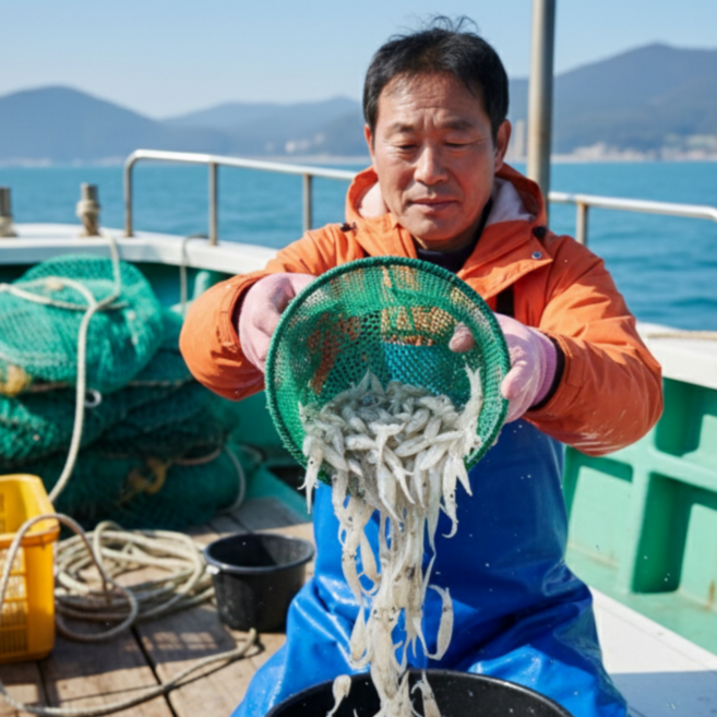 먹사부 꼴뚜기 호래기 생물 꼴뚜기 회 횟감 젓갈 용 자연산 국산, 1개, 500g
