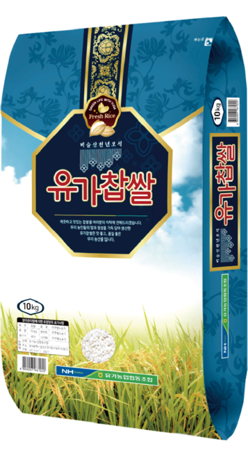 찹쌀(유가찹쌀) 달성군 특산품, 1개, 10kg
