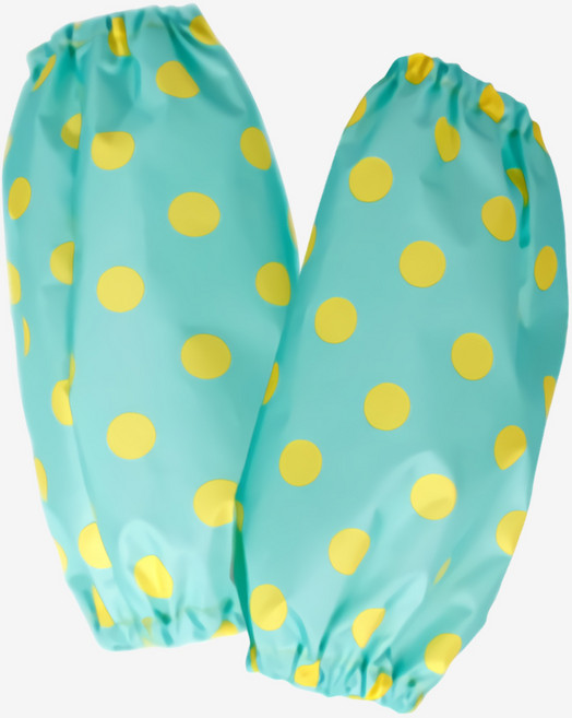 더해피 민트 도트 아동 팔토시