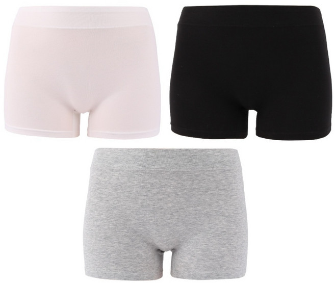 르브니 주니어 순면 95% 속바지 팬티 학생 베이직 여아 드로즈 3종세트 교복속옷