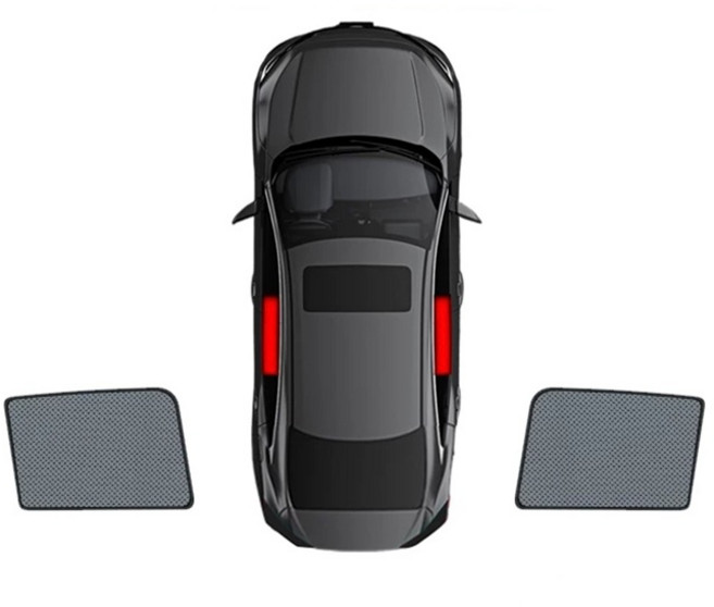 【DriveX】磁吸式遮陽簾 汽車防曬隱私 抗UV 保固兩年sgs不含甲醛 CR-V 4代 2012-2017 CR-V 4代 2012-2017, 1個, 後窗2片,CR-V  4代 2012-2017, 後窗2片