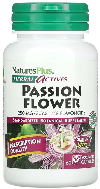 네이처스플러스 허브 액티브 패션플라워 시계꽃 250mg 60정 2병 릴렉스 허브 휴식, 2개 - 쿠팡