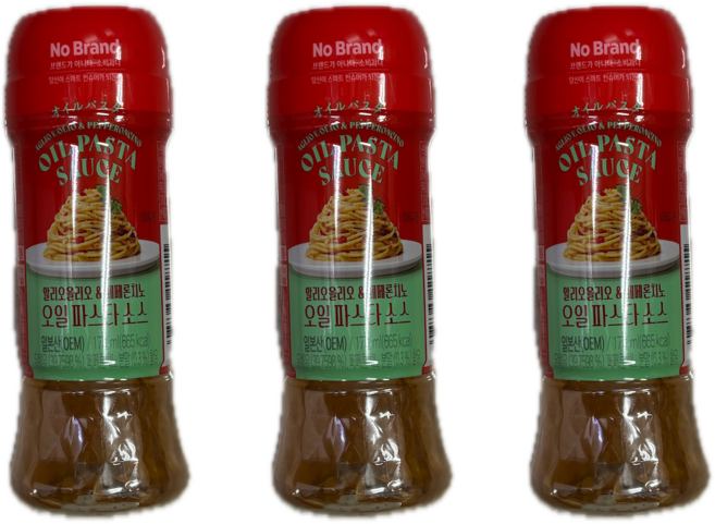 노브랜드 알리오페페론치노 오일 파스타 소스, 3개, 170ml