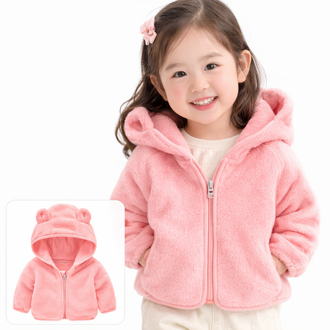 키즈 유아 아기 남아 여아 뽀글이 바람막이 가을 겨울 패딩 아기옷