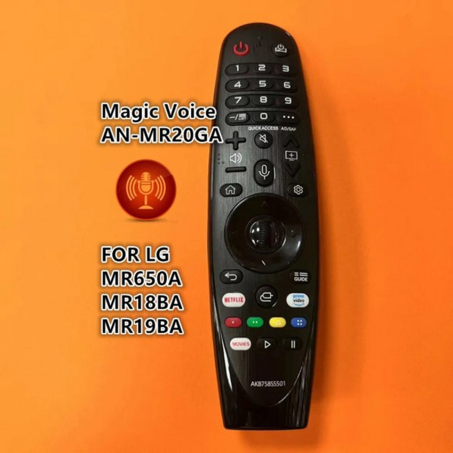 스마트 TV 리모컨 LG OLED TV MR20GA MR19BA MR18BA MR600 MR650A 매직 보이스, [04] AN-MR20GA