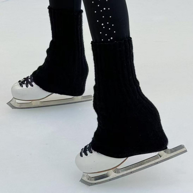 피겨 스케이트 레그워머 발목 발토시 겨울 니트 방한
