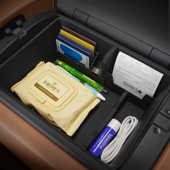 크레이지몬스터 디올뉴 팰리세이드 7인승&캘리 LX3 콘솔 트레이, 블랙, 1개, 팰리 LX3 콘솔트레이 - 7인승&캘리 전용