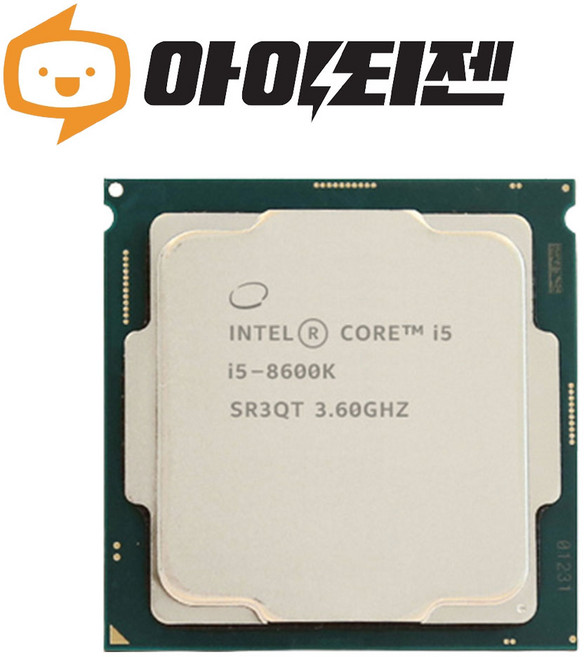 인텔 CPU I5 8600K 커피레이크 1151V2소켓