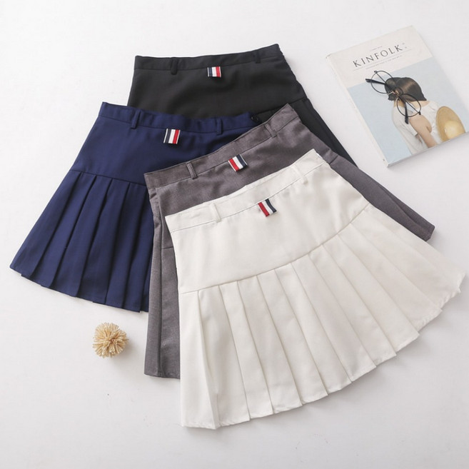 [PINK LITCHI]여성 A라인 미니 스커트 랩 골프 치마 빅사이즈 A7 치마바지