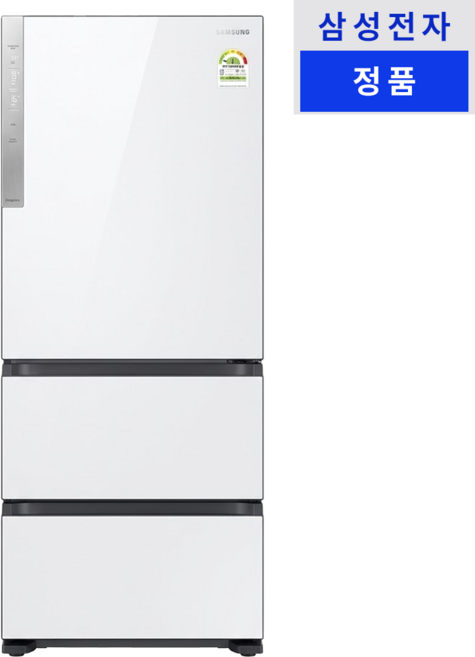 삼성전자 비스포크 3도어 김치냉장고 스탠드형 김치플러스 328L 냉장고 방문설치, RQ33DG71J3EW (328L), 화이트