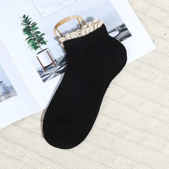 여성 단목 양말 5켤레 SH1471