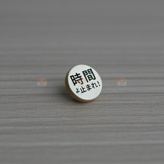 時間停止吧！快門鈕 金色 相機快門鍵 適用富士底片相機, 1個