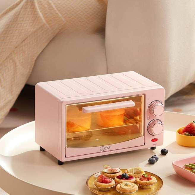 미니전자레인지 초소형전자레인지 소형 휴대용 캠핑 초미니, 핑크 12L