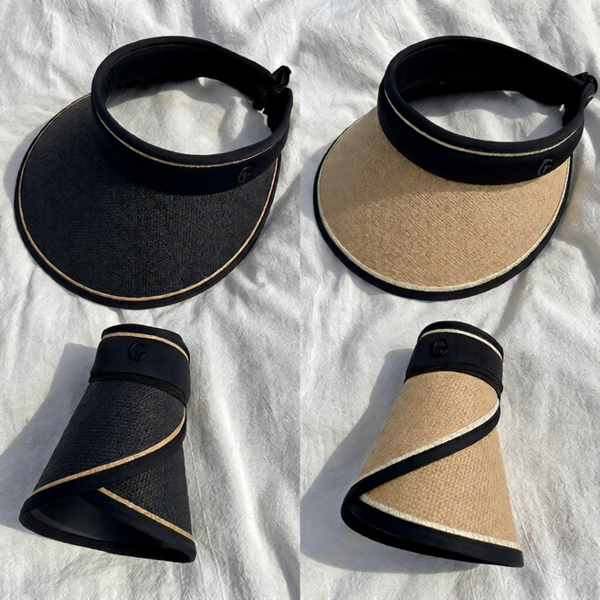 라이프픽 자외선차단 와이드 썬캡 여름 햇빛 차단 미니파우치 포함