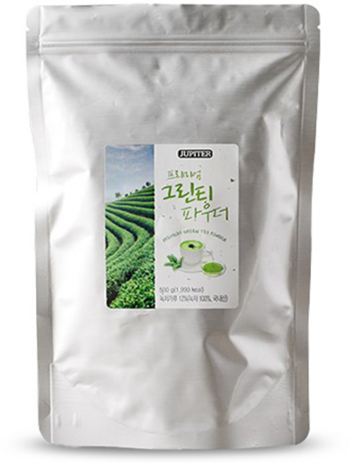 쥬피터 프리미엄 그린티 파우더 500g 6개세트 녹차가루, 6개