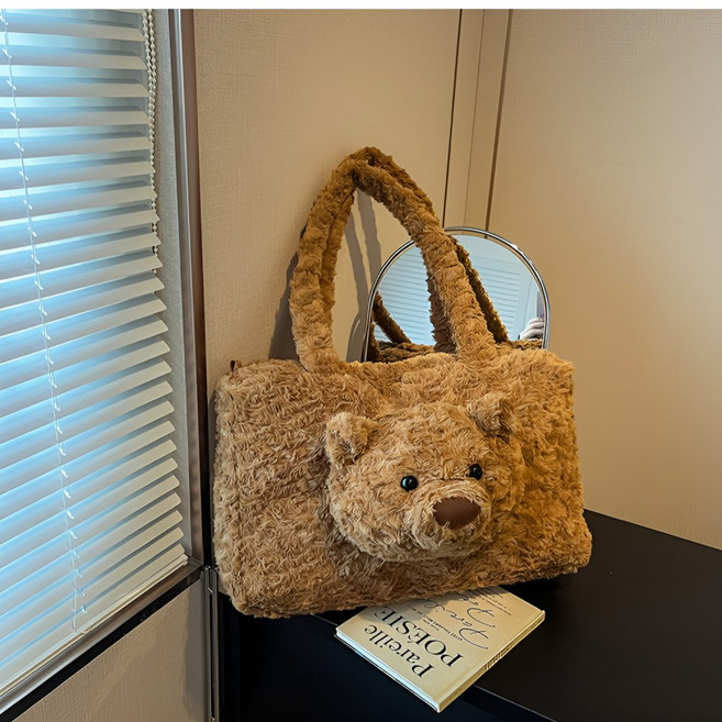 데이모먼트 곰돌이 베어 인형 토트 숄더백 가방