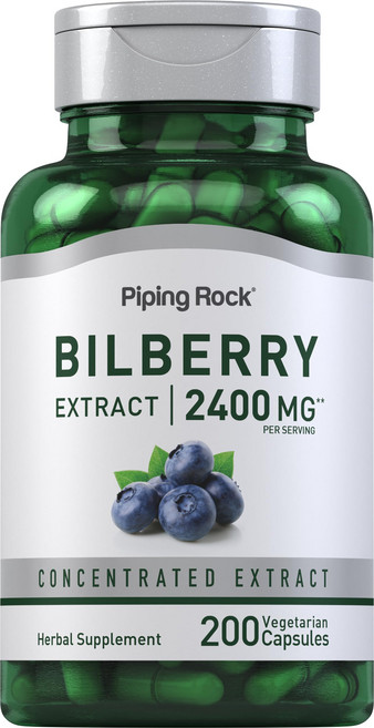 Piping Rock 빌베리 추출물 캡슐 2400mg 200정, 1개
