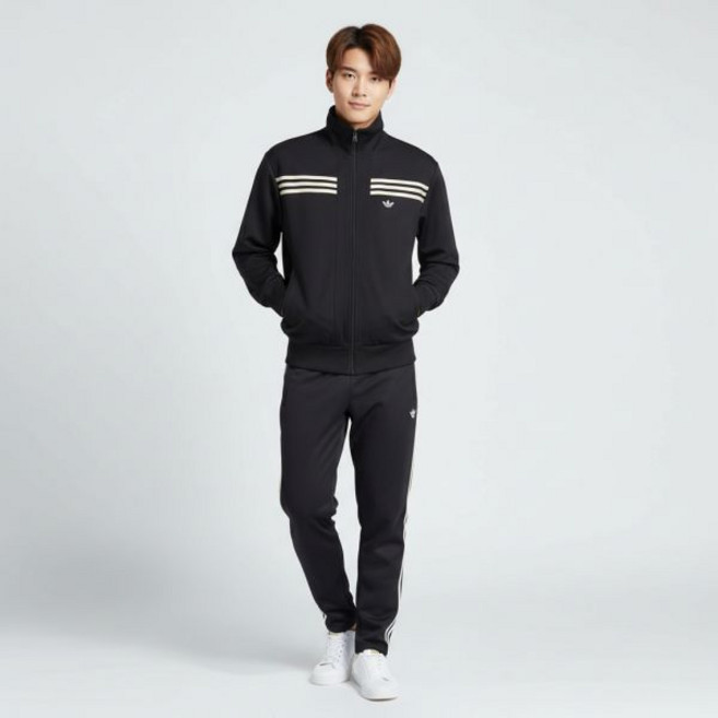 아디다스 70s BB 트랙탑 - 블랙 JN5962