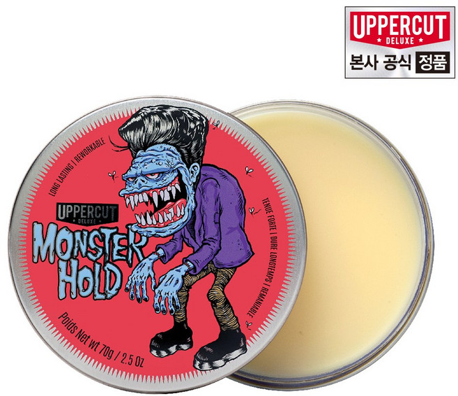 [당일발송]어퍼컷디럭스코리아 UPPERCUT DELUXE 몬스터홀드 유성포마드, 1개, 70ml