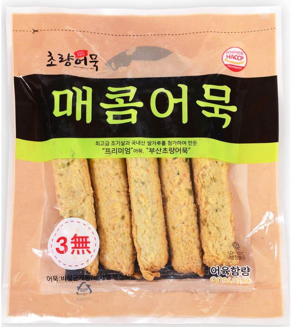 [부산초량어묵1974] 매운대봉(5P/ 봉), 1개, 360g