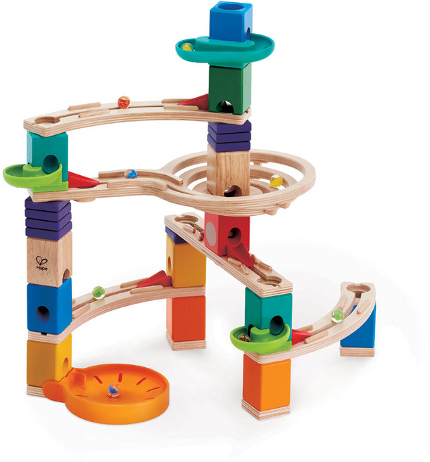 하페 쿼드릴라 뉴베이직 구슬 원목 마블런 레일블록, 1개, 단품