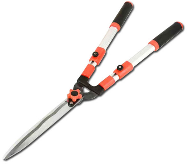 진성 대형 4단 길이조절 양손전지가위 전정가위 조경가위 원예용품 가위, 1개