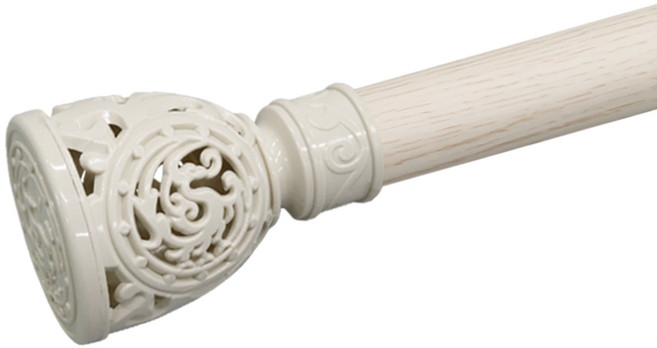 한국레일갤럭시 35mm 로얄 커튼봉 커텐봉, 아이보리