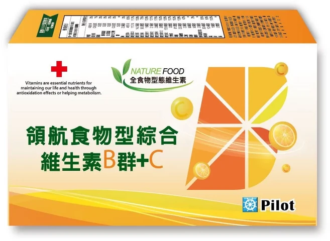 NATURE FOOD 領航全食物型綜合維生素B群+C (增強體力 維持健康活力), 2個, 60顆