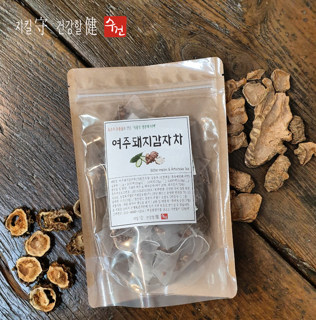 국산 여주+돼지감자차 100티백 볶은 대용량 수건식품, 20티백, 1개, 20개입, 30g