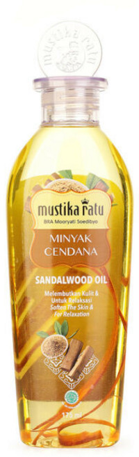 Mustika Ratu 샌달우드 오일(백단향 오일) 175 Ml, 175ml, 1개
