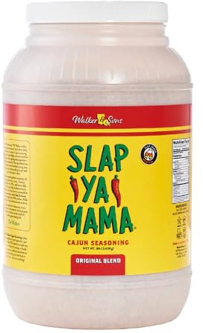 슬랩 야 마마 루이지애나 케이준 시즈닝 오리지널 블렌드 Slap Ya Mama Cajun Seasoning Original Blend - 8 lb Jug MSG Free