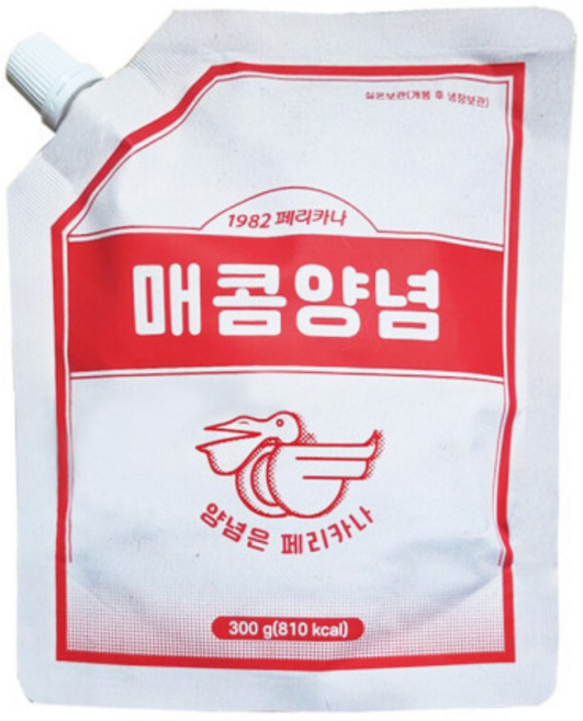 페리카나 양념치킨 소스 매운소스 매운양념 300g, 4개