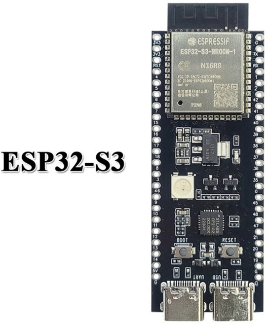 ESP32-S3-DevKitC-1 개발 보드 Arduino용 BT 2.4G Wifi 모듈 8MB PSRAM 16MB 플래시 N16R8 44핀 CP2102 Type-C ESP32S3, 02 ESP32 S3, 1개