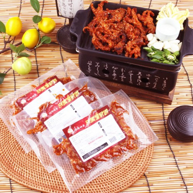 가야촌 무뼈 불닭발, 250g, 3개