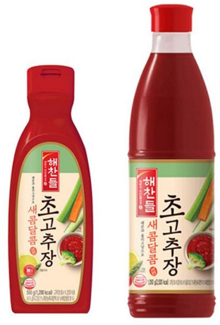 새콤달콤 양념 해찬들 발효식초 볶음참깨 초고추장, 1개, 500g