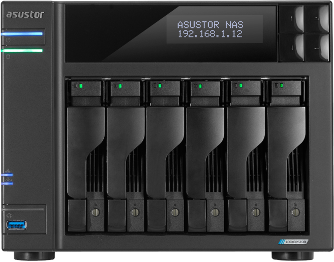 아수스토어 AS6706T v2 하드미포함 6베이 기업용 나스 스토리지 서버 라스코