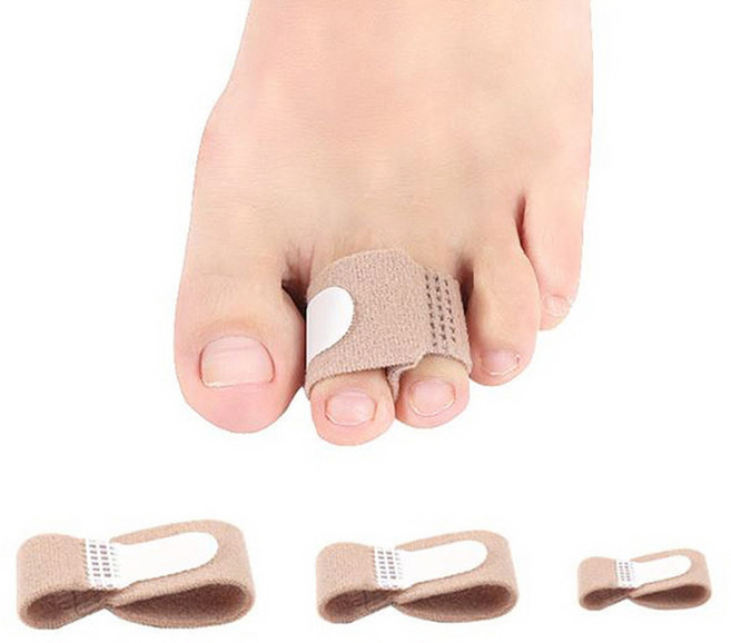 다파요몰 발가락 분리 밴드 붕대 보호밴드 테이핑, 2개