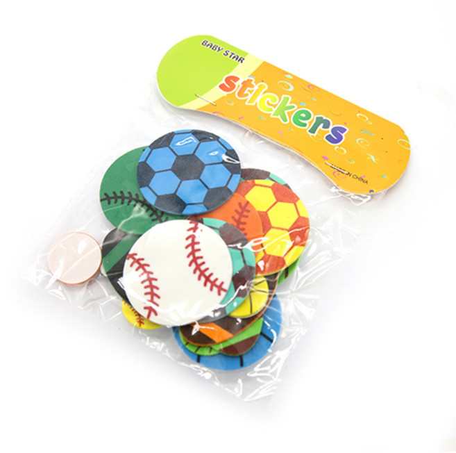 EVA스티커 스포츠볼 2~5cm 약18개