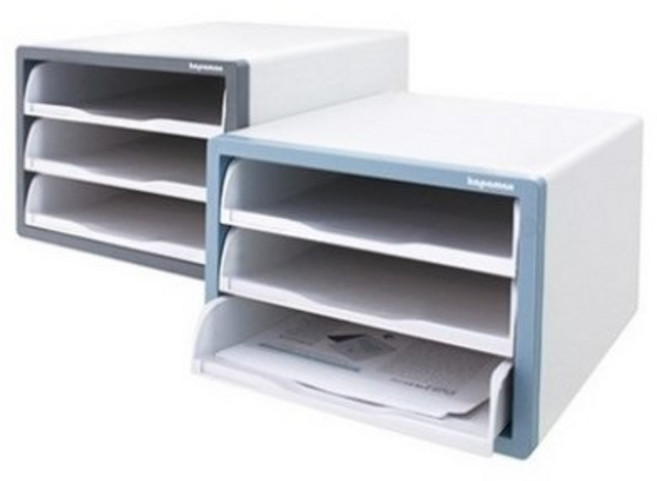 카파맥스 오픈형 서류함, 01   민트, 3단