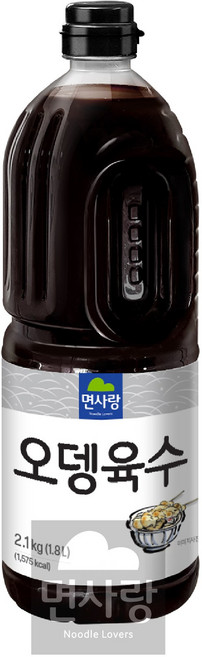 면사랑 오뎅육수 1.8L, 6개