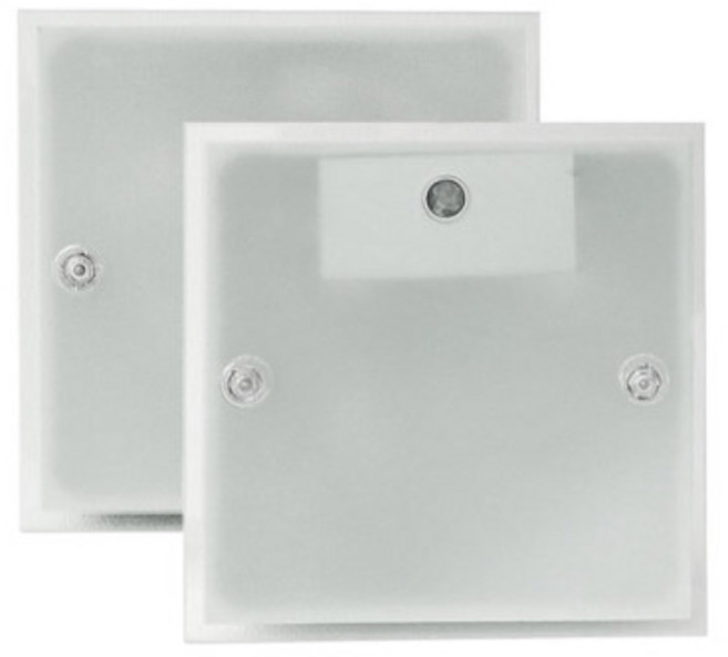 심플 LED 사각 직부조명 현관 베란다등, 센서등(인체감지센서동작), 1개