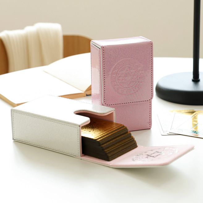 샤이닝펄 타로 카드 보관 케이스 상자, 핑크, 1개