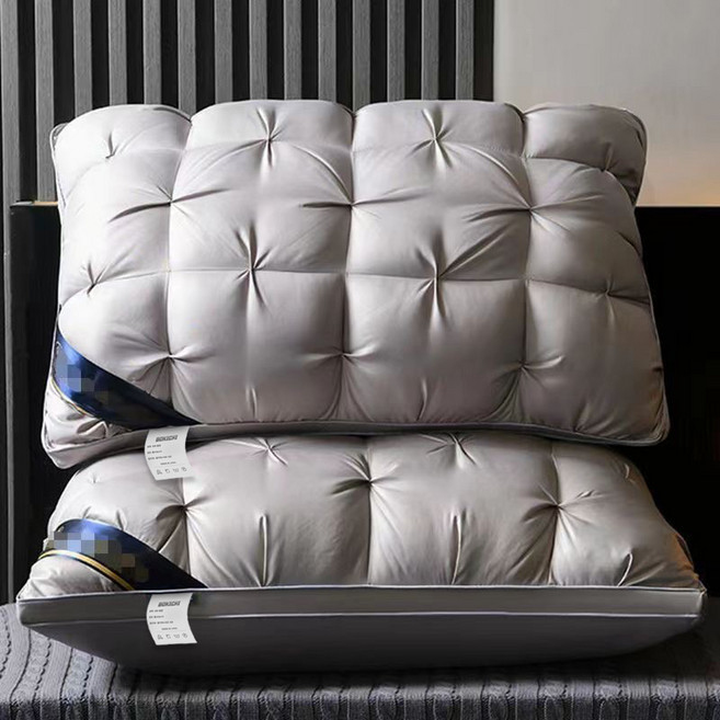 1+1 5성급 호텔 향균 빵빵한 베게, 2개, 그레이