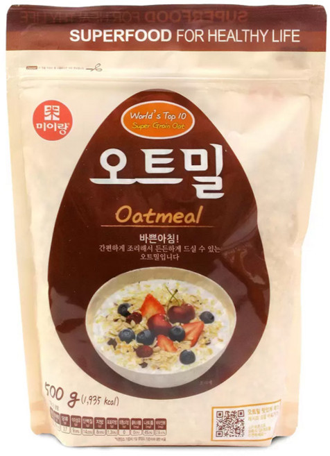 미이랑 오트밀 500gx5개, 500g, 5개