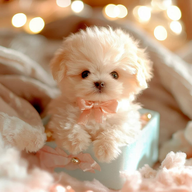 [행운을 강아지] 뽀글이 장난감 로봇 강아지 ai 로봇 강아봇 강아지 진짜같은 강아지 인형 1/1+1, 2개, 1흰색