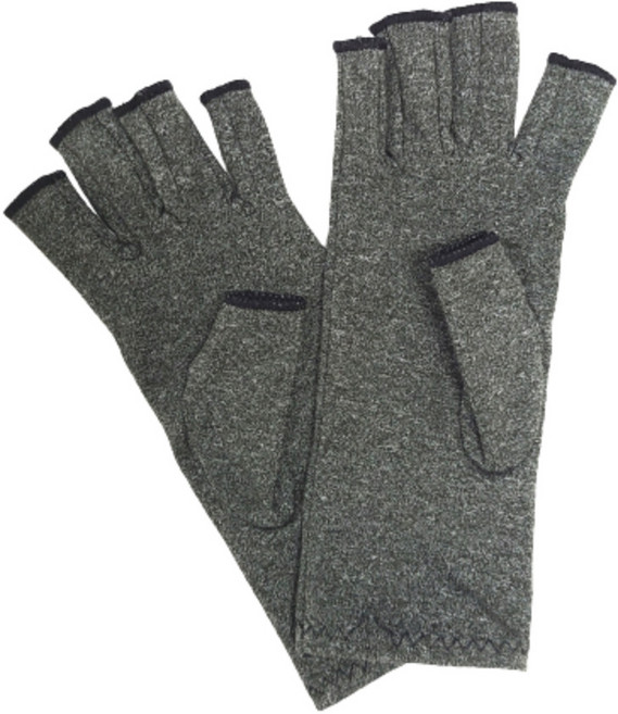 손 관절 보호 압박 반장갑 손가락 손목 통증 완화 오픈 핑거 보호대 사무용, 1세트