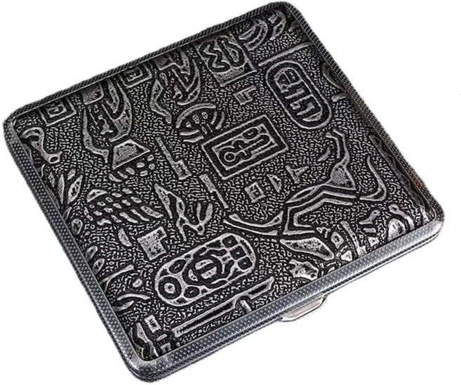 패션 가죽 담배 20개비 케이스