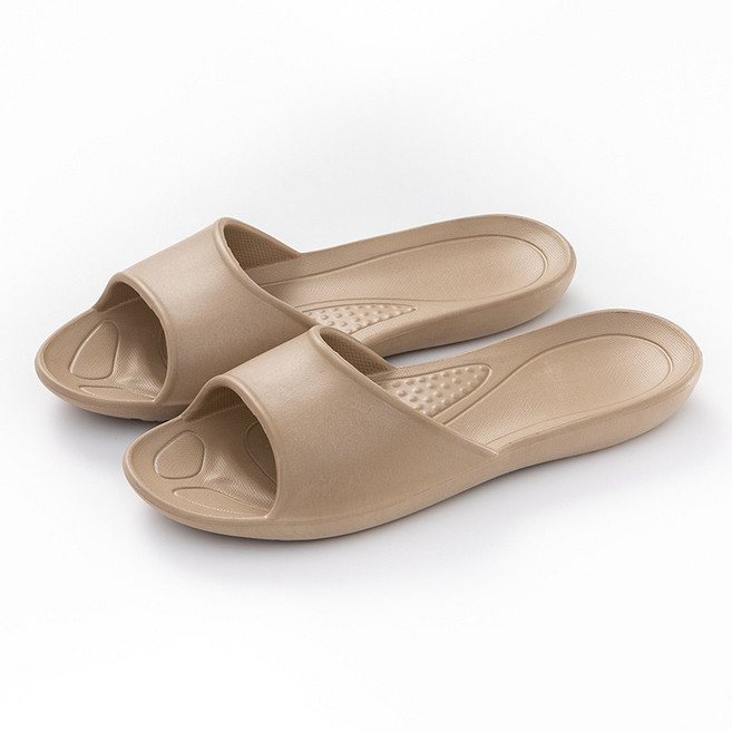 2026新款臺灣版型足弓支撐拖鞋女居家用浴室洗澡防滑涼拖鞋男士夏, 10 cm, 卡其:36-37