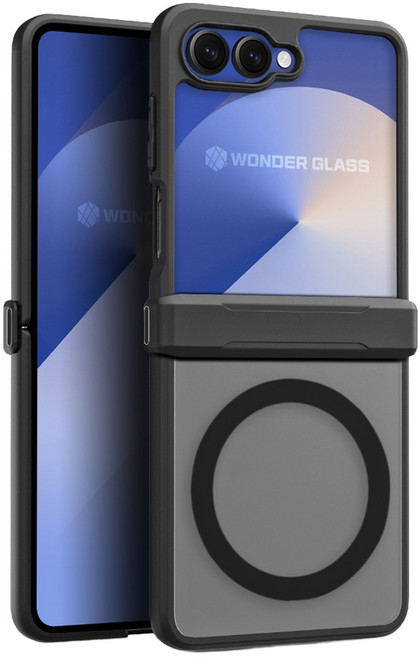 원더글라스 갤럭시 플립7 / 플립6 / 플립5 (Z플립7 Z플립6 Z플립5 호환) 플렉스 쉴드 힌지보호 맥세이프 핸드폰 케이스