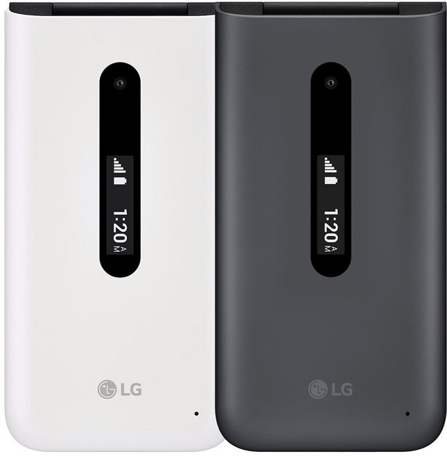 LG 폴더2 중고폰 공기계 LM-Y120, 8GB, 화이트 S등급